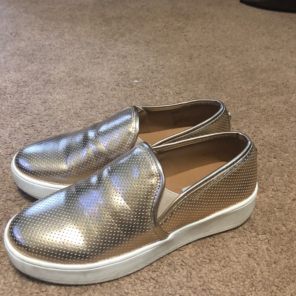 Steve Madden Gold Espadrille